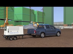 محطة شحن خارجية 2 كيلوواط محمولة برج الضوء مولد 180 كيلوواط برج ضوء محمول