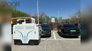 دخل Door Mobilechargering Robot رسميًا إلى مناطق خدمة الطرق السريعة في مقاطعة جيلين.