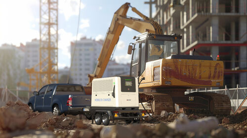 أخبار الشركة الأخيرة عن كيف تعمل شواحن بطاريات الطاقة المتنقلة للسيارات الكهربائية على تحقيق عوائد عالية لشركات تأجير المعدات