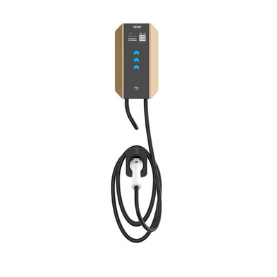 سعر جيد تصميم سلس 22 كيلوواط AC EV شاحن 400 فولت 32A محطة شحن نوع 2 IP54 للاستخدام المنزلي الانترنت
